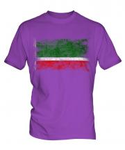 Chechen Republic Distressed Flag Mens T-Shirt