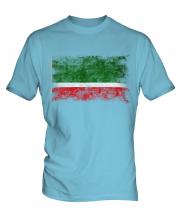 Chechen Republic Distressed Flag Mens T-Shirt