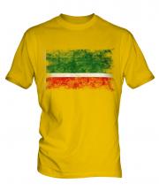 Chechen Republic Distressed Flag Mens T-Shirt