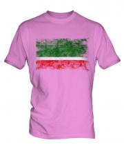 Chechen Republic Distressed Flag Mens T-Shirt