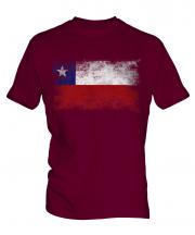 Chile Distressed Flag Mens T-Shirt