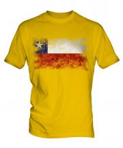 Chile Distressed Flag Mens T-Shirt