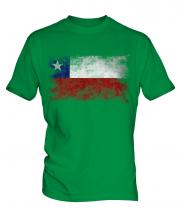 Chile Distressed Flag Mens T-Shirt