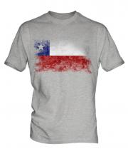 Chile Distressed Flag Mens T-Shirt