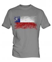 Chile Distressed Flag Mens T-Shirt