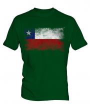 Chile Distressed Flag Mens T-Shirt