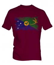 Christmas Island Distressed Flag Mens T-Shirt
