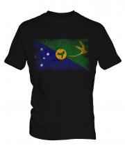 Christmas Island Distressed Flag Mens T-Shirt