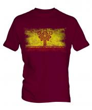 Chuvashia Distressed Flag Mens T-Shirt