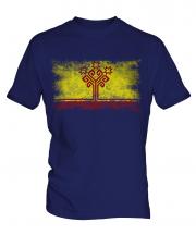 Chuvashia Distressed Flag Mens T-Shirt