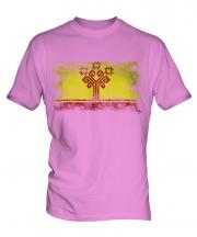 Chuvashia Distressed Flag Mens T-Shirt