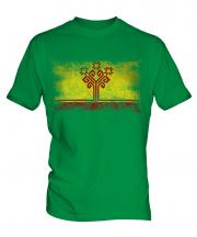 Chuvashia Distressed Flag Mens T-Shirt