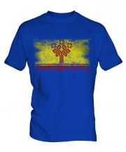 Chuvashia Distressed Flag Mens T-Shirt
