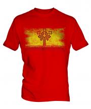 Chuvashia Distressed Flag Mens T-Shirt
