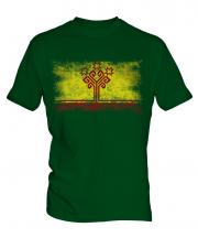 Chuvashia Distressed Flag Mens T-Shirt