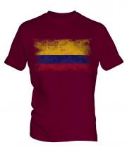 Colombia Distressed Flag Mens T-Shirt