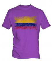 Colombia Distressed Flag Mens T-Shirt