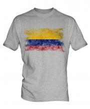 Colombia Distressed Flag Mens T-Shirt