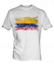 Colombia Distressed Flag Mens T-Shirt
