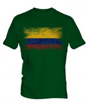 Colombia Distressed Flag Mens T-Shirt