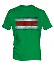 Costa Rica Distressed Flag Mens T-Shirt