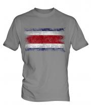 Costa Rica Distressed Flag Mens T-Shirt