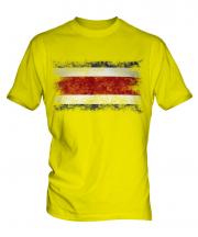 Costa Rica Distressed Flag Mens T-Shirt