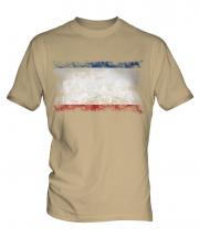 Crimea Distressed Flag Mens T-Shirt