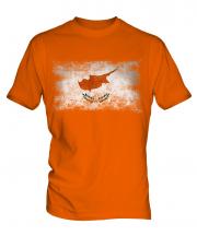 Cyprus Distressed Flag Mens T-Shirt