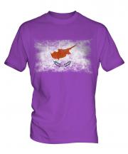Cyprus Distressed Flag Mens T-Shirt