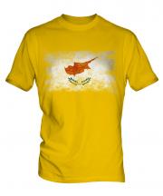 Cyprus Distressed Flag Mens T-Shirt