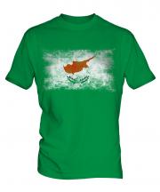 Cyprus Distressed Flag Mens T-Shirt