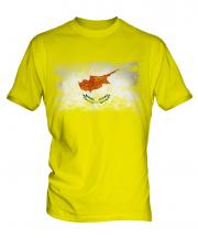 Cyprus Distressed Flag Mens T-Shirt