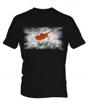 Cyprus Distressed Flag Mens T-Shirt