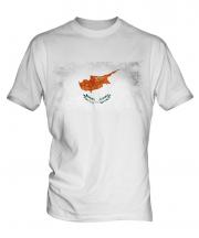 Cyprus Distressed Flag Mens T-Shirt