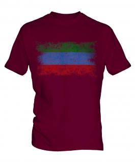 Dagestan Distressed Flag Mens T-Shirt