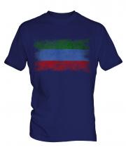 Dagestan Distressed Flag Mens T-Shirt