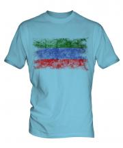 Dagestan Distressed Flag Mens T-Shirt