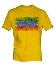 Dagestan Distressed Flag Mens T-Shirt
