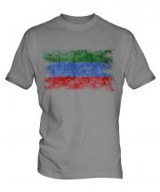 Dagestan Distressed Flag Mens T-Shirt
