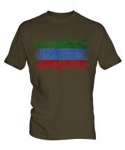 Dagestan Distressed Flag Mens T-Shirt