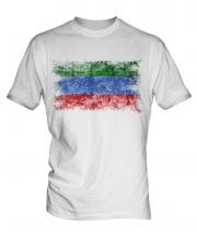 Dagestan Distressed Flag Mens T-Shirt