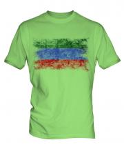 Dagestan Distressed Flag Mens T-Shirt