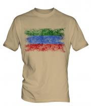Dagestan Distressed Flag Mens T-Shirt