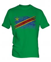 Democratic Rep. Of Congo Distressed Flag Mens T-Shirt