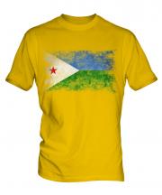 Djibouti Distressed Flag Mens T-Shirt
