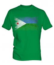 Djibouti Distressed Flag Mens T-Shirt