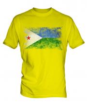 Djibouti Distressed Flag Mens T-Shirt