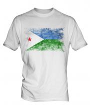 Djibouti Distressed Flag Mens T-Shirt
