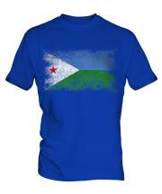 Djibouti Distressed Flag Mens T-Shirt